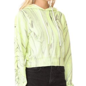 Cotton citizen cropped hoodie size XS